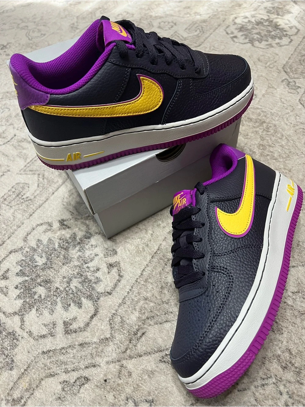 Nike Air Force 1 Low Lakers Alternate cave purple light bone vivid purple unisex